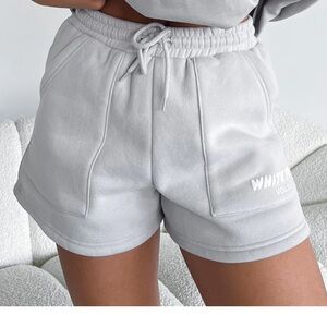 White Fox shorts xxs grey
